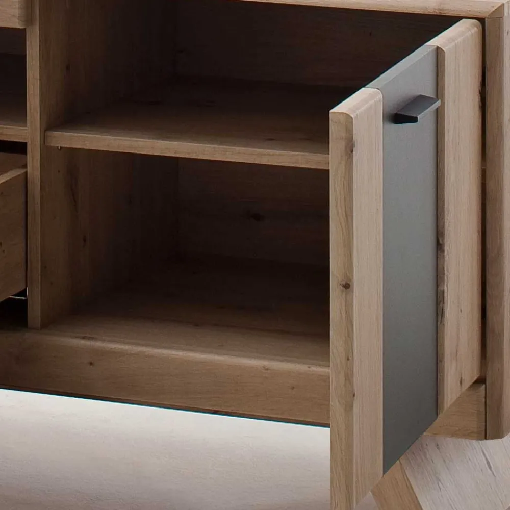 Wohnen Zweifarbiger TV Unterschrank 159x65x51cm - Larinca