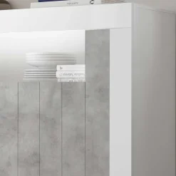 Wohnen Zweifarbiges Highboard 110x144x43 - Niris