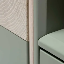 Wohnen Zweifarbiges TV Board mit Gerätefach - Ajevos