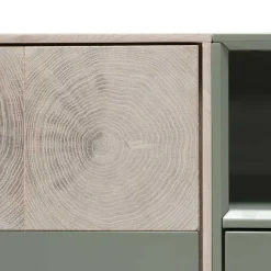 Wohnen Zweifarbiges TV Board mit Gerätefach - Ajevos