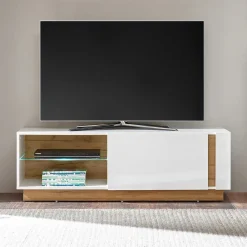 Wohnen Tv & Hifi-Möbel|Tv & Hifi-Möbel*Zweifarbiges TV Board mit Klappe - Myrda