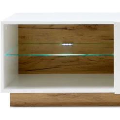 Wohnen Tv & Hifi-Möbel|Tv & Hifi-Möbel*Zweifarbiges TV Board mit Klappe - Myrda