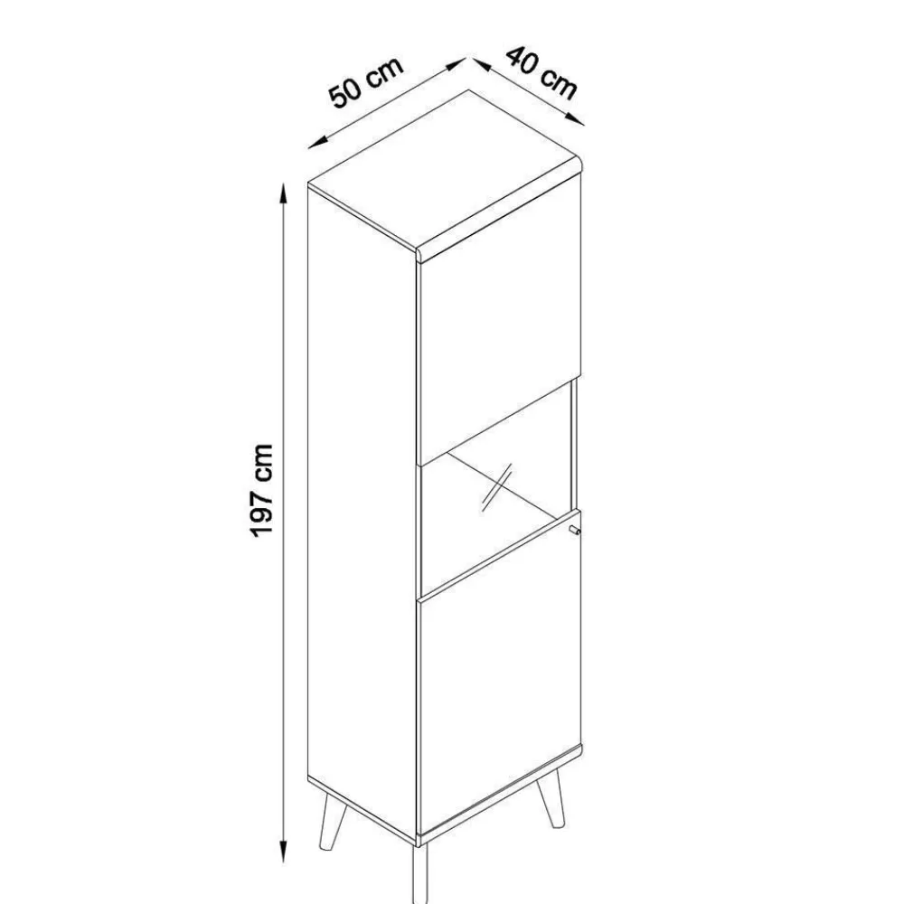 Wohnen Zweifarbiges Wohnzimmer Möbel Set - Cablos (sechsteilig)