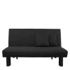 Wohnen Schlafsofas|Sofas*Zweisitzer Faltsofa in Schwarz - Lardias