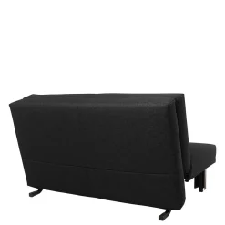Wohnen Schlafsofas|Sofas*Zweisitzer Faltsofa in Schwarz - Lardias