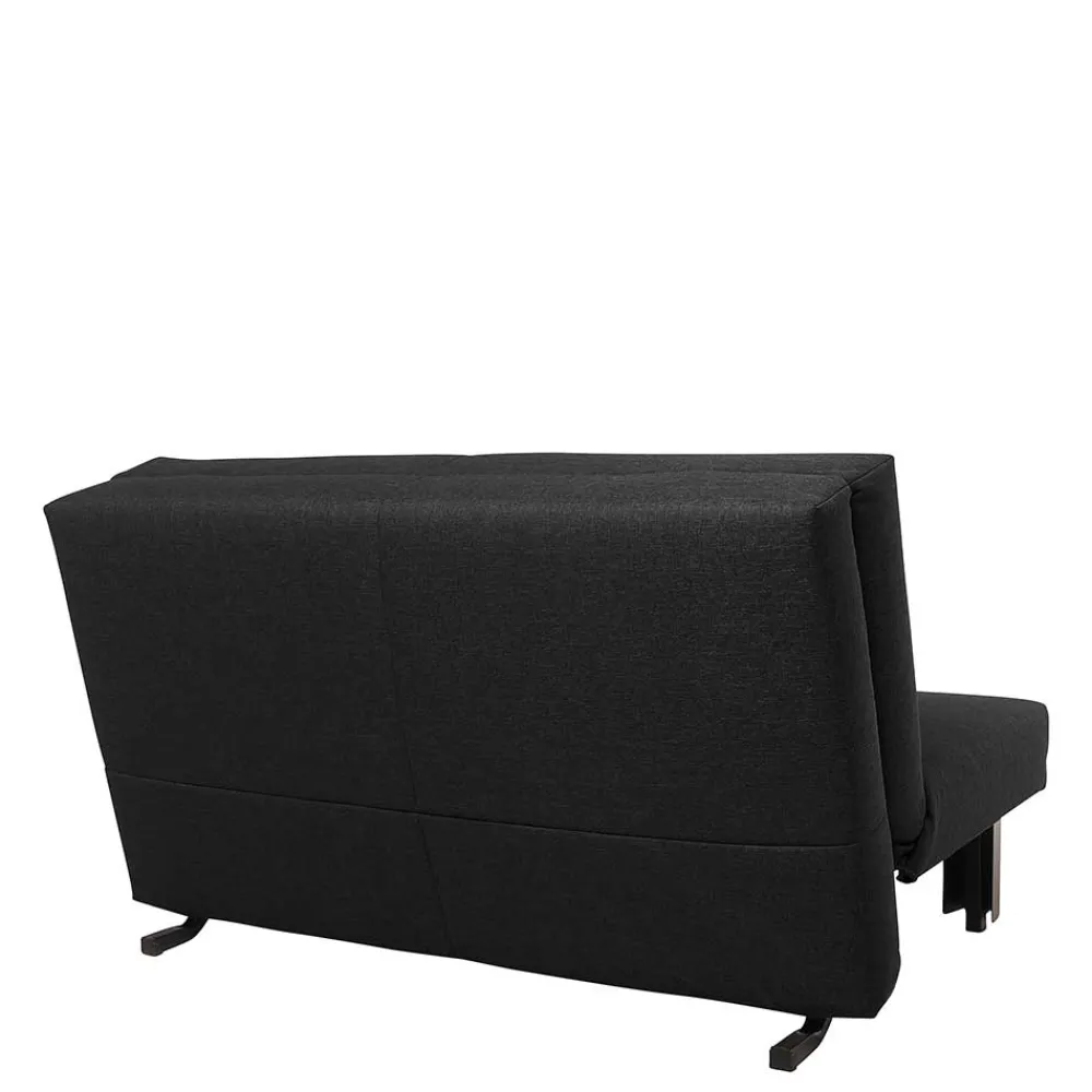 Wohnen Schlafsofas|Sofas*Zweisitzer Faltsofa in Schwarz - Lardias