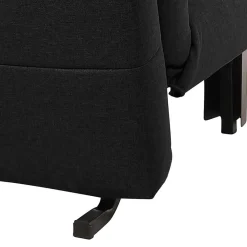 Wohnen Schlafsofas|Sofas*Zweisitzer Faltsofa in Schwarz - Lardias
