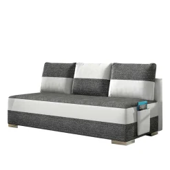 Wohnen Sofas|Sofa*Zweisitzer Funktionscouch in Grau und Weiß - Ventry