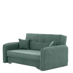 Wohnen Sofas|Sofa*Zweisitzer Schlafsofa in Mintgrün Velours - Ronn