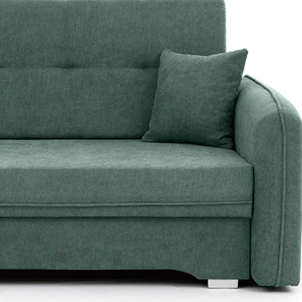 Wohnen Sofas|Sofa*Zweisitzer Schlafsofa in Mintgrün Velours - Ronn