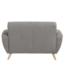 Wohnen Zweisitzer Sofa in Grau Microfaser - Durencas