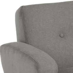 Wohnen Zweisitzer Sofa in Grau Microfaser - Durencas