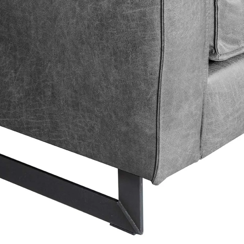Wohnen Sofas|Sofa*Zweisitzer Wohnzimmer Sofa mit Kufen aus Metall - Comoto