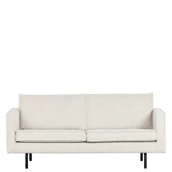 Wohnen Retro Möbel|Sofas*Zweisitzer Wohnzimmercouch in Beige Boucle - Elisa